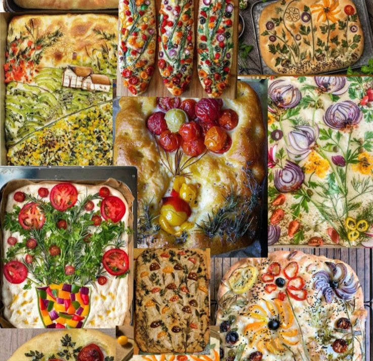Private In-home Sourdough Classes- Focaccia Art