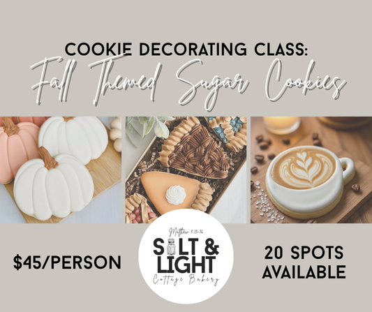 🍪 Sugar Cookie Decorating Class - Nov. 1st